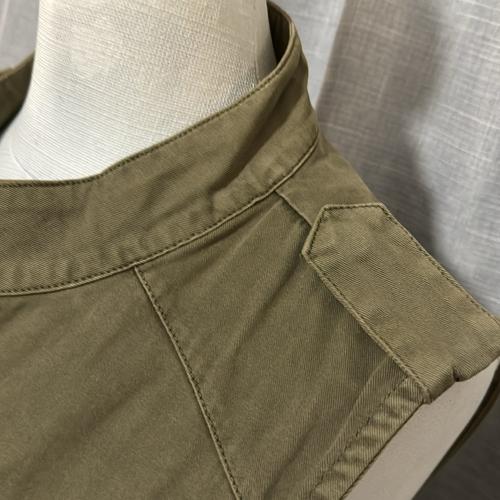 Per Se Vest-XS-Olive Green-Military Vibes-ZipUp/Snaps-Pockets-Adj Waist-Pockets - Picture 4 of 16